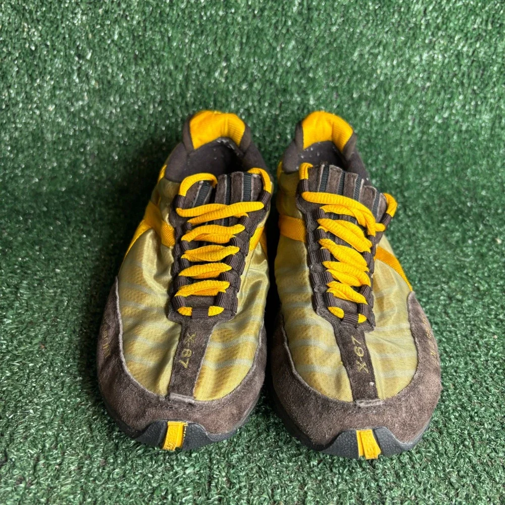 Polo Sport Ralph Lauren X-67 Suede Mesh Vintage Gorpcore Sneakers Brown Womens 6
